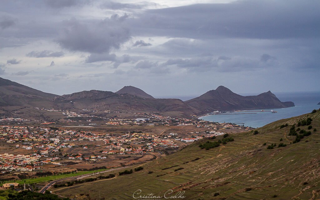 Vista sobre a Ilha de Porto Santo - Espigão dos Morenos